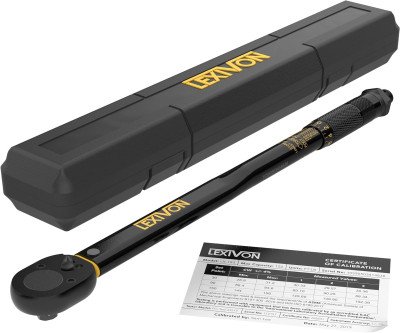 Precision Torque Wrench: 1/2 Drive Click-Type Tool