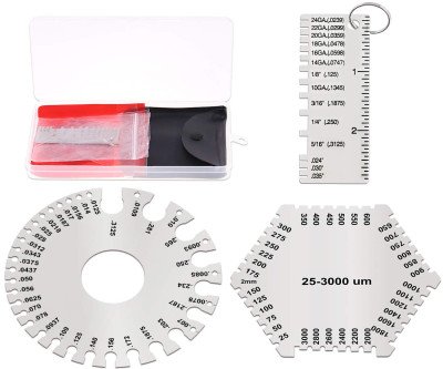 Precision Welding Gauge Set - 3-in-1 Stainless Steel Measurement Tools