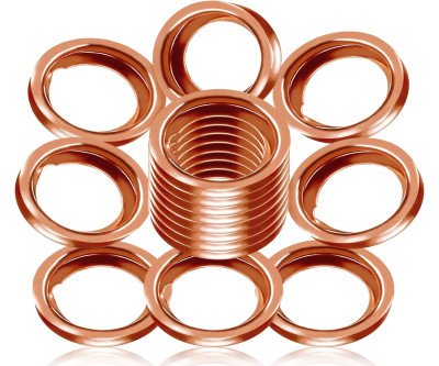 Premium 24-PCS Copper Oil Drain Plug Washers