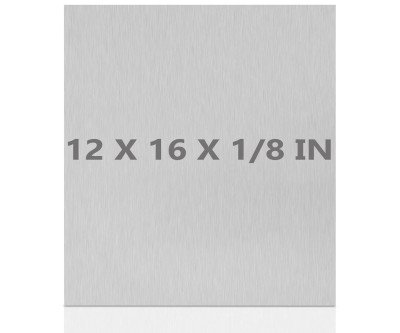 Premium 6061 Aluminum Plate - 12x16x1/8 Industrial Grade Sheet