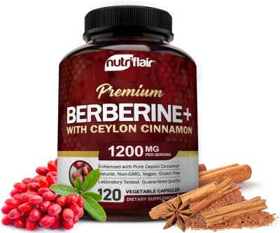 Premium Berberine 1200mg with Cinnamon - Immune Support
