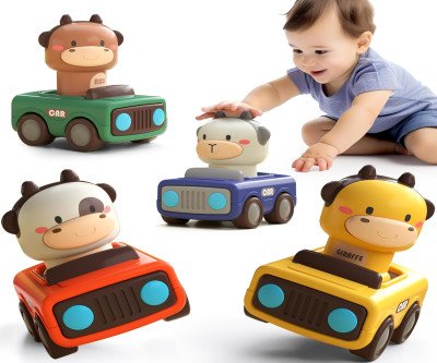 Press & Go Friction Cars: Fun Toddler Push Toys