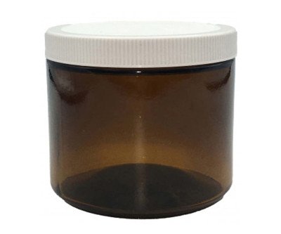 Professional 16oz Amber Sampling Jar with PTFE Cap - Certified