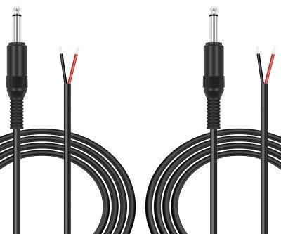 Professional Audio Cable Adapter - 2 Pack 6ft Speaker Wire Connectors