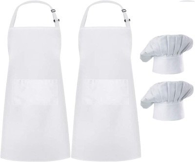 Professional Chef Apron & Hat Set - Cooking Protection for All
