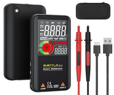 Professional Digital Multimeter with Smart Auto-Ranging & TRMS Technology