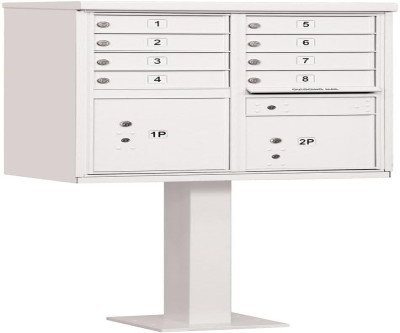 Professional Grade Cluster Mailbox System - 8 Mailboxes
