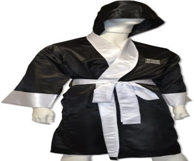 Professional Satin Boxing Robe with Hood & Belt
