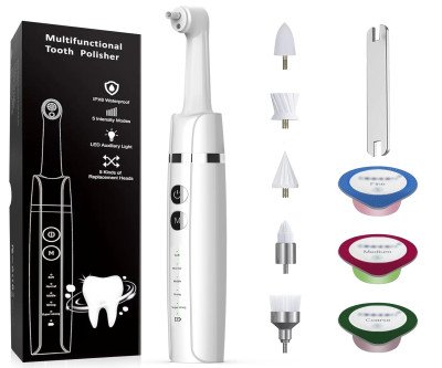 Professional Teeth Polisher Kit: 5-Speed Dental Cleaning with Whitening