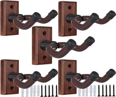 Protect & Display Your Guitar Collection: 5-Pack Wall Hangers