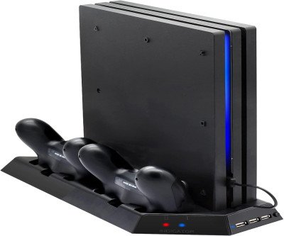 PS4 Pro Vertical Stand with Cooling & Charging