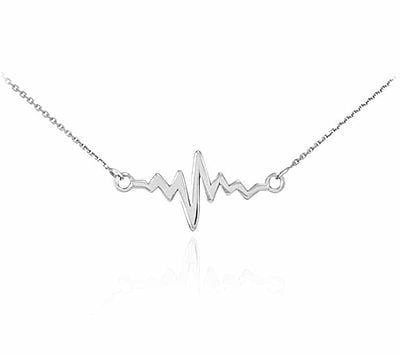 Pulse Pendant Heartbeat Necklace