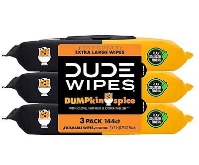 Pumpkin Spice Dude Wipes