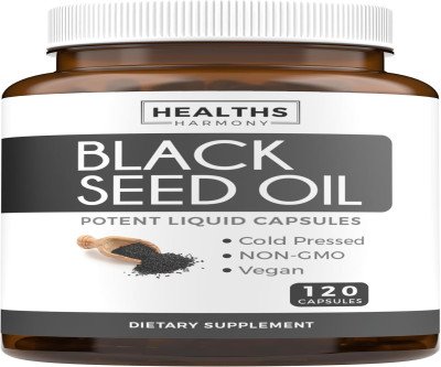 Pure Black Seed Oil Softgels for Glowing Skin
