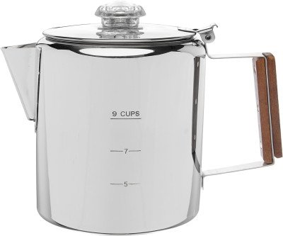 Pure Stainless Steel Percolator - Bold Coffee Anywhere