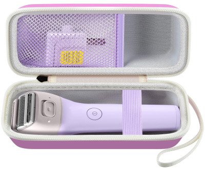 Purple Case Guards Panasonic Women's Shavers & Charger