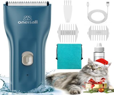 Quiet Cordless Cat Clippers for Effortless Matted Fur Trims