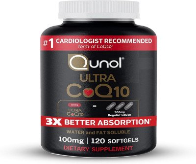 Qunol CoQ10 with 3x Better Absorption