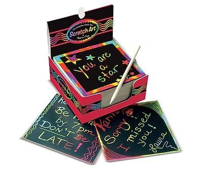 Rainbow Scratch Off Notepad