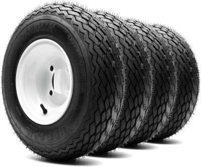 Ready-to-Install Golf Cart Wheel & Tire Set - Fits Most Models