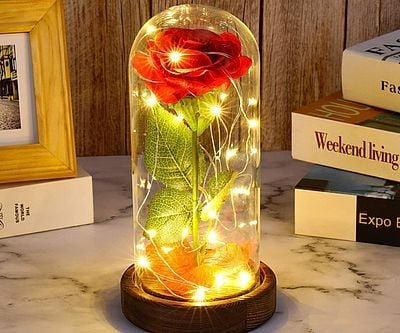 Red Silk Rose That Lasts Forever