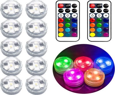 Remote-Controlled Submersible LED Lights for Pools & Parties