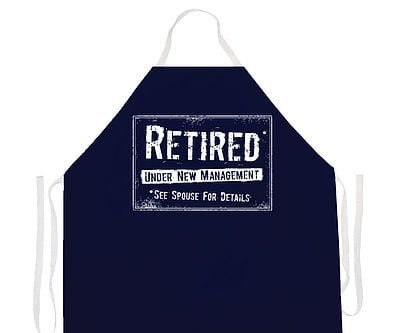 Retired: Under New Management Apron