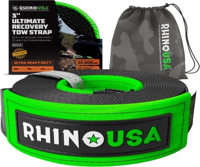 Get Unstuck with Rhino USA's Heavy Duty Recovery Strap
