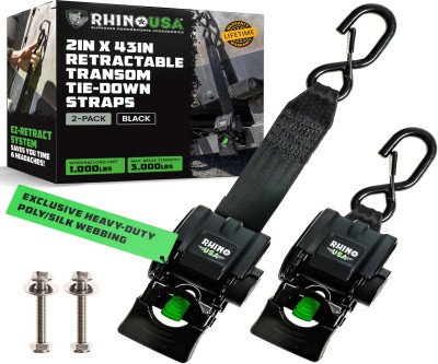 Never Worry About Trailer Straps Again - Rhino USA Retractable Tie Downs
