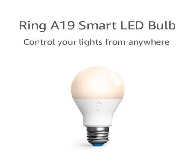 Smart Glow Anywhere: Ring A19 LED Bulb