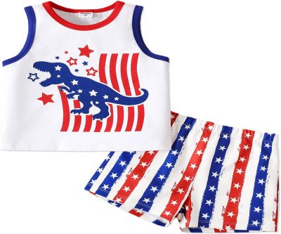 Roaring Dino Toddler Independence Day Set