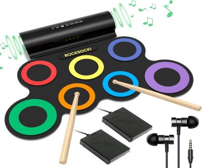 Roll-Up Drum Set: Portable Electronic Drums for Kids & Beginners