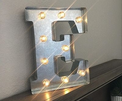 Rustic Monogrammed Letter