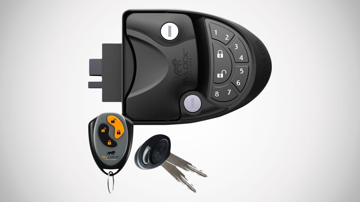 RVLock V4 Keyless Entry Handle with Keypad & Fob