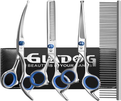 Safe Precision Pet Grooming: 5-in-1 Scissors Kit