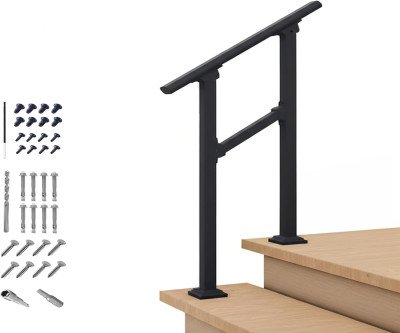 Safe Steps Handrail Kit - Sturdy Outdoor & Indoor Stair Support