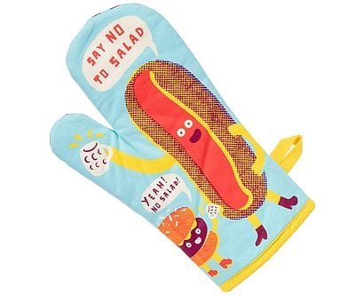 Say No to Salad Oven Mitt