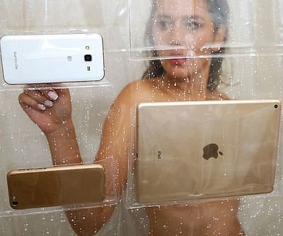Screenholder Shower Curtain