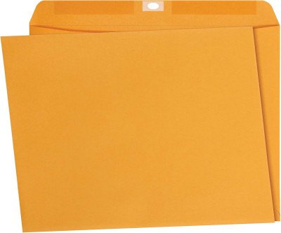 Secure 9x12 Kraft Clasp Envelopes - 100 Pack