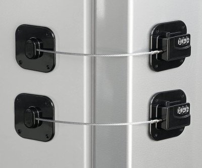 Secure Fridge with Keyless Combo Locks - 2 Pack