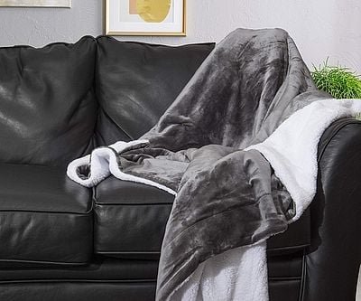 Sherpa Throw Blanket