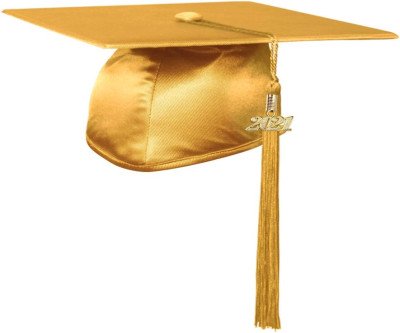 Celebrate with Style: Shiny Graduation Cap & Tassel