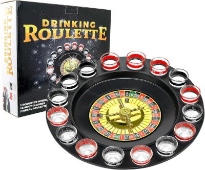 Spin for Sips: Roulette Shot Glass Game Set