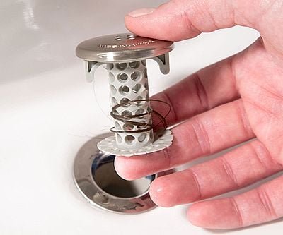 Shower Drain Hair Catching Plug