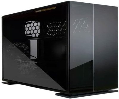 Sleek Aluminum & Glass PC Case: Premium Expandability