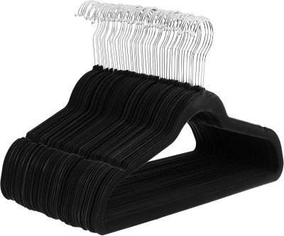 Slim Velvet Hangers That Keep Clothes in Place