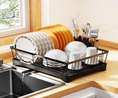 Keep Your Kitchen Dry & Organized with Smart Dish Drying Rack