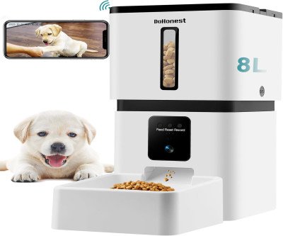Smart Pet Feeder with Camera: Feed & Watch Anywhere