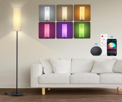 Smart RGB Floor Lamp - Voice Controlled Modern Lighting