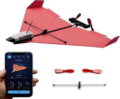 Smartphone-Controlled Paper Airplane Kit - Real Flight Control